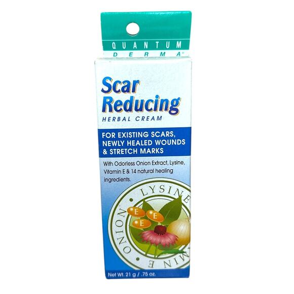 Quantum Derma Scar Reducing Herbal Cream 21 Gm Scar & Stretch Mark Treatment - Picture 2 of 7